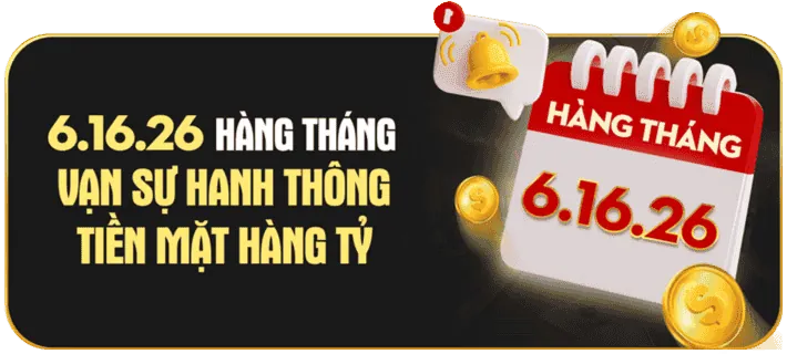 Thưởng nạp lại hàng ngày GG8816