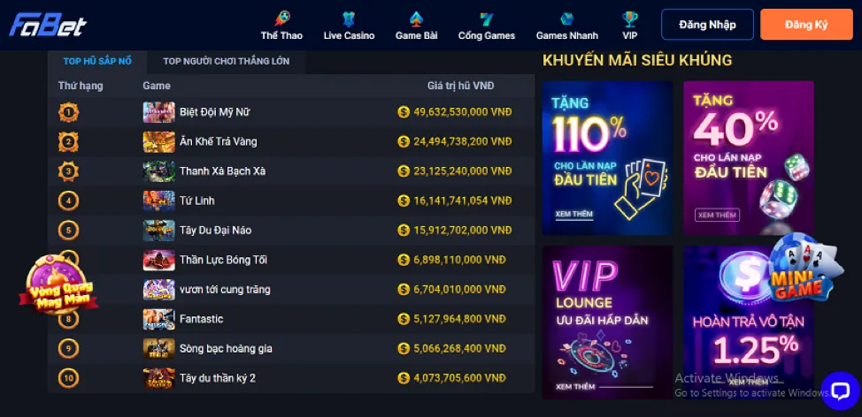Slot game jackpot lũy tiến gg8816
